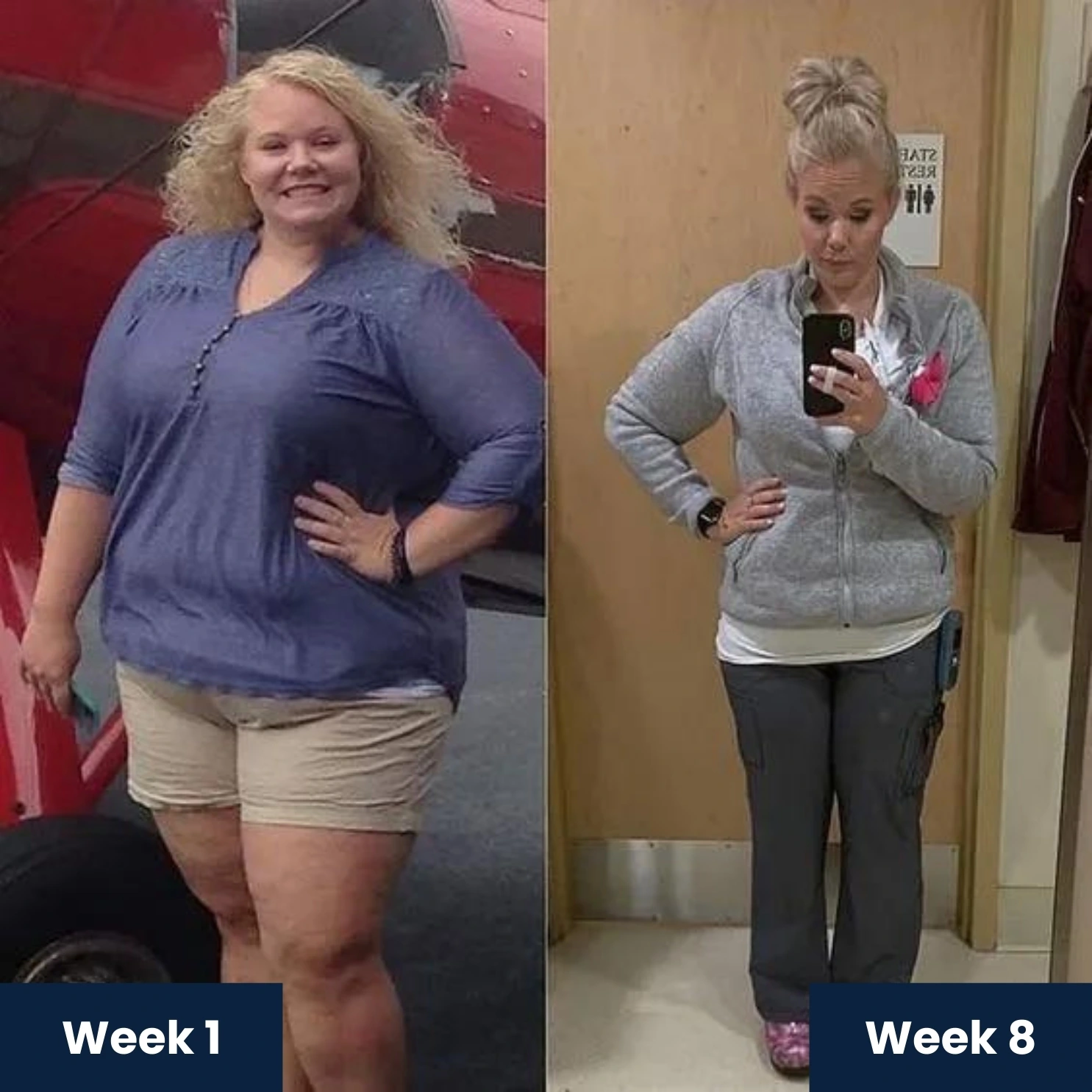 Customer before and after results