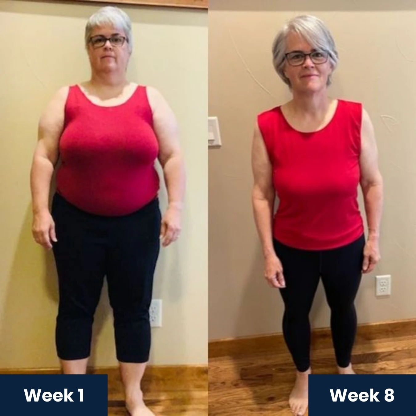 Customer before and after results